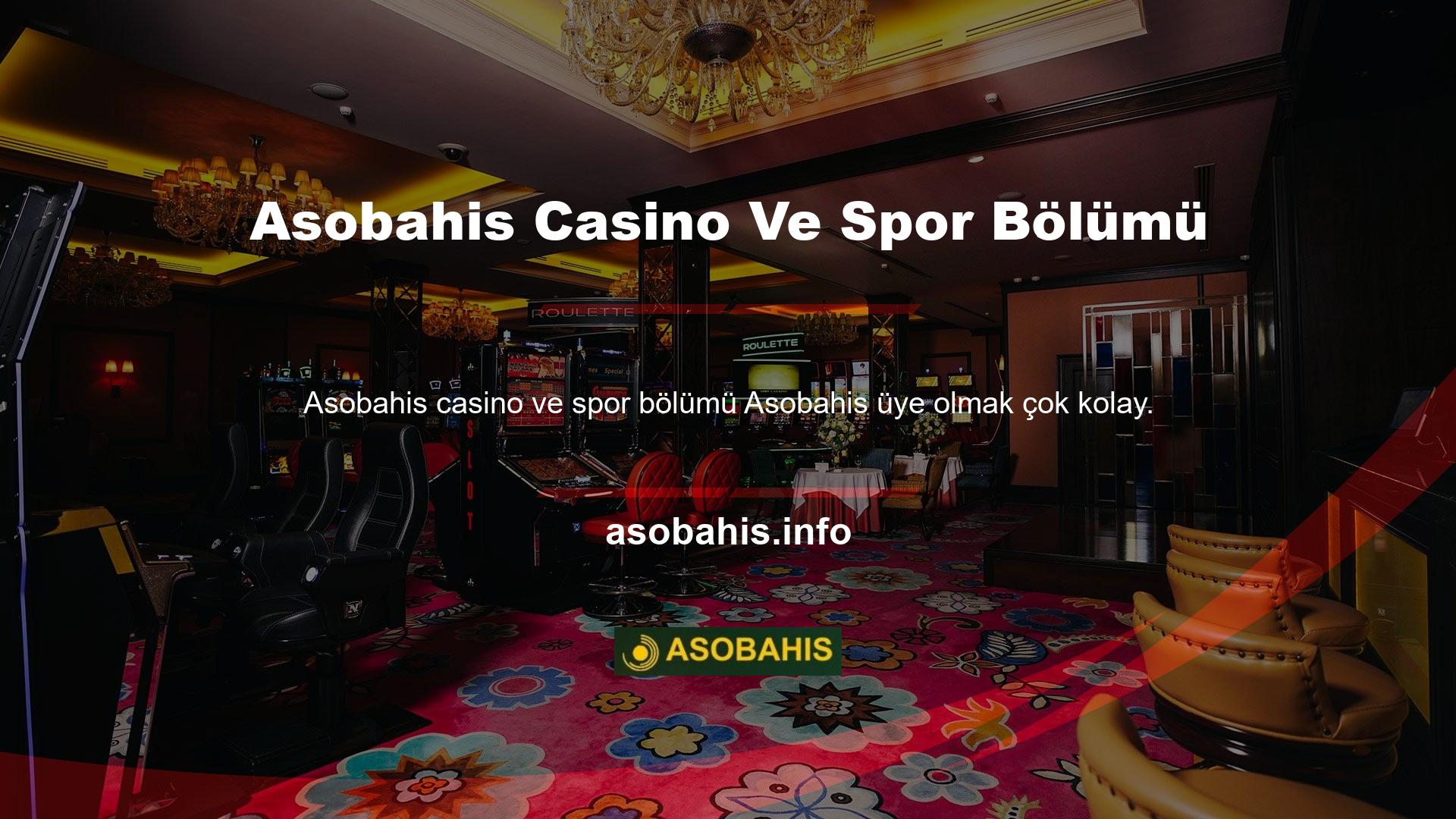 Bu sitenin Asobahis Spor ve Casino bölümünde canlı bahis oynamak veya canlı casino oynamak için sisteme üye olmalısınız ve bu, platformun yeni kullanıcıları tarafından sorulan en yaygın sorulardan biridir